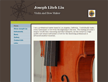 Tablet Screenshot of josephliustudio.com